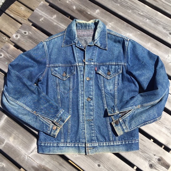 Vintage 1970s Levi’s Blanket Lined Trucker Jacket - Picture 7 of 12